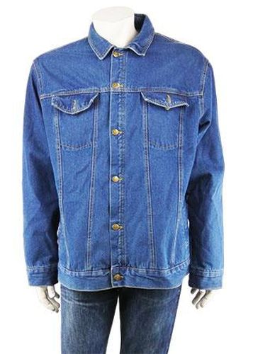 Blouson en jean's---Bleu-XL-Masculin - atlas for men - Modalova