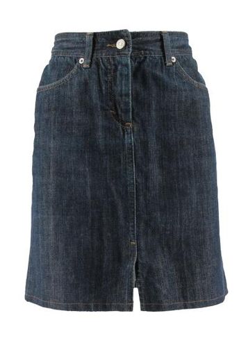 Jupe en jeans---Bleu fonc-44 - L-Fminin - sisley - Modalova