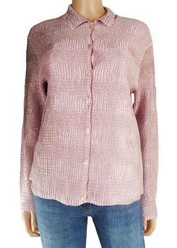 Chemise manches longues---Rose-34 - S-Fminin - scottage - Modalova