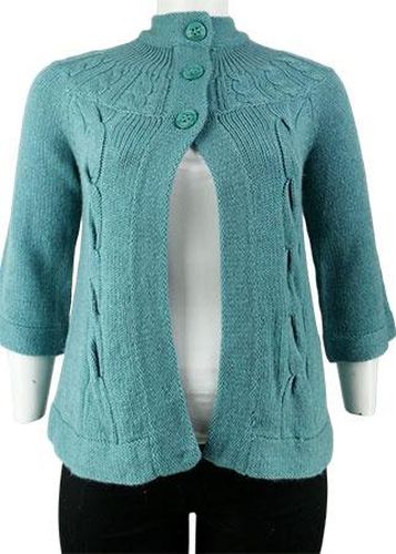 Gilet ---Turquoise-46 - XL-Fminin - camaeu - Modalova