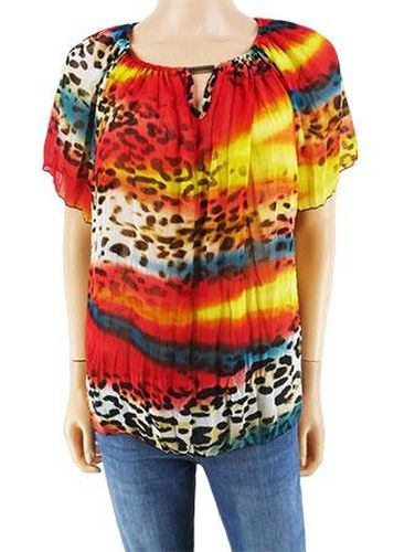 Blouse manches courtes ---Multicolore-42 - L-Fminin - vie nocturne - Modalova