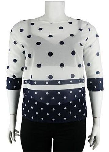 Top manches 3/4---Bleu-46 - XL-Fminin - william de faye - Modalova