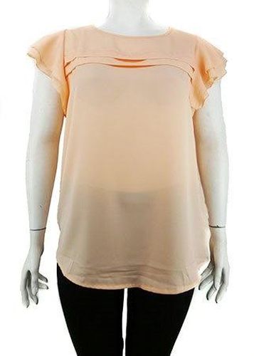 Top manches courtes ---Corail-48 - XL-Fminin - blanche porte - Modalova