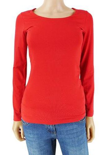 T-shirt manches longues---Rouge-34 - S-Fminin - balsan - Modalova