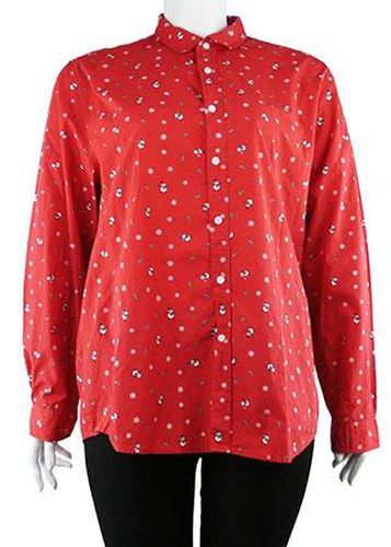 Chemise manches longues ---Rouge-50 - XXL-Fminin - in extenso - Modalova