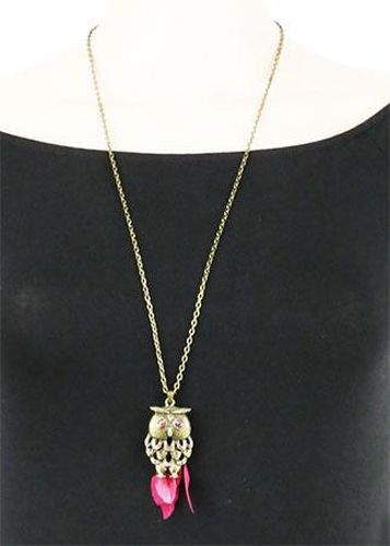 Collier Hibou-BCBC--Uni-Basic-Fminin - Label Emmaus - Modalova