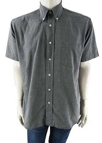 Chemise manches courtes---Gris-S-Masculin - stone park - Modalova