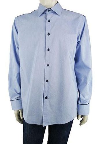 Chemise manches longues---Bleu-XXL-Masculin - enzo nucci - Modalova