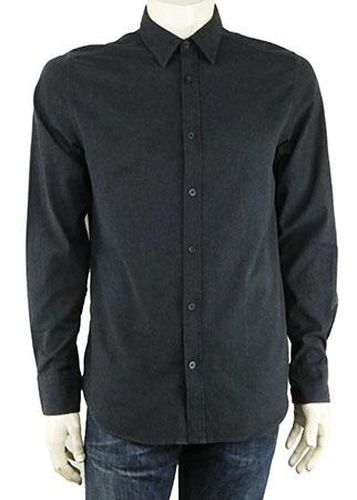 Chemise manches longues---Gris-M-Masculin - kiabi - Modalova