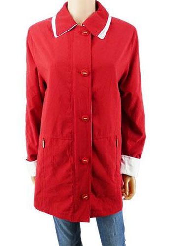 Veste longue---Rouge-38 - M-Fminin - daxon - Modalova