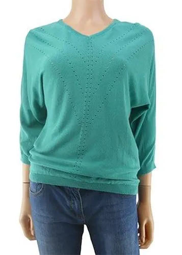 Top manches 3/4---Turquoise-34 - S-Fminin - in extenso - Modalova