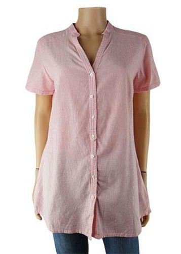 Chemise manches courtes---Blanc-44 - L-Fminin - gemo - Modalova