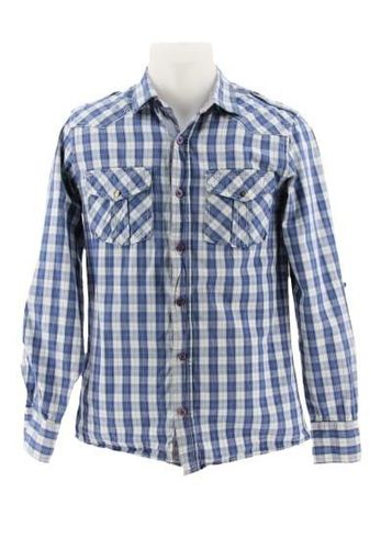 Chemise manches longues -BCBC--Blanc cass-S-Masculin - Label Emmaus - Modalova