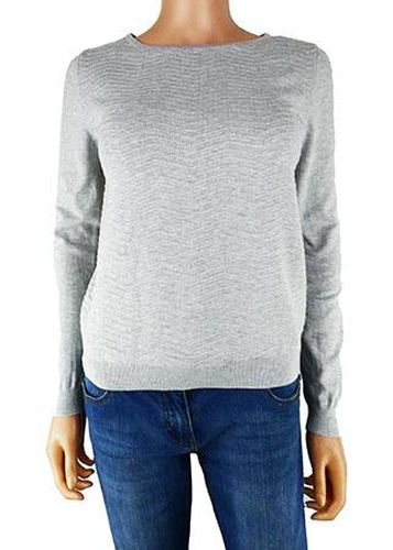 Pull manches longues---Gris-32 - XS-Fminin - la halle - Modalova