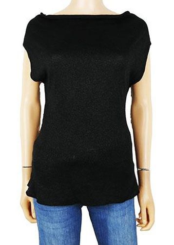 T-shirt manches courtes---Noir-34 - S-Fminin - camaeu - Modalova