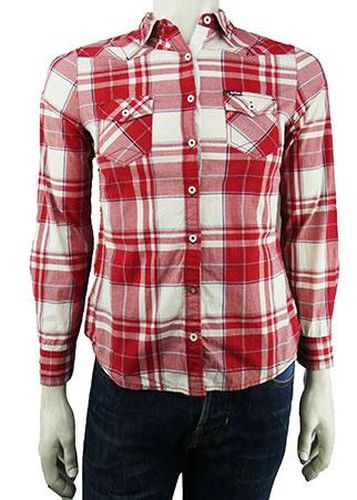 Chemise manches longues---Rouge-S-Masculin - lee cooper - Modalova