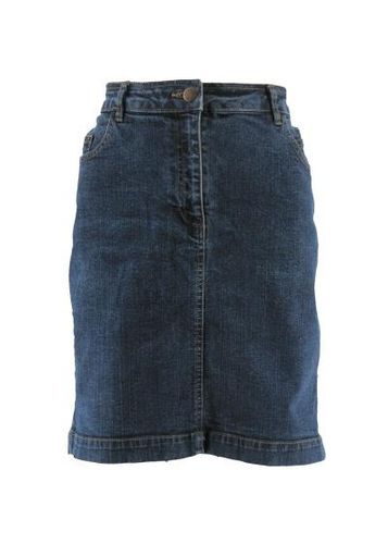 Jupe en jeans---Bleu fonc-42 - L-Fminin - tex - Modalova