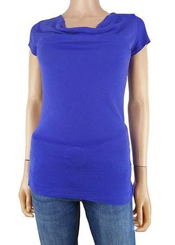 Top manches courtes ---Bleu fonc-34 - S-Fminin - camaeu - Modalova