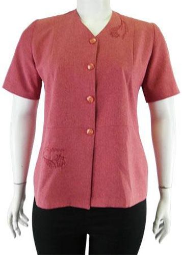 Chemise manches courtes---Bordeaux-46 - XL-Fminin - afibel - Modalova