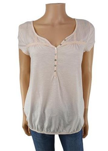 Top manches courtes---Rose-42 - L-Fminin - camaeu - Modalova