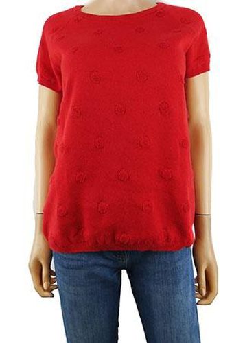 Pull manches courtes ---Rouge-38 - M-Fminin - sud express - Modalova