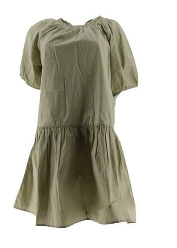 Robe manches courtes---Vert-38 - M-Fminin - camaeu - Modalova