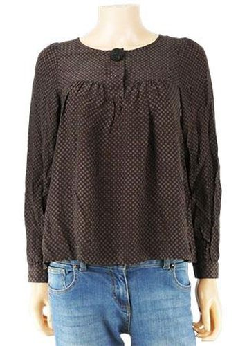 Blouse manches longues ---Bordeaux-38 - M-Fminin - essentiel - Modalova