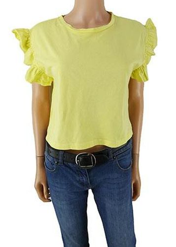 Top sans manches ---Jaune-34 - S-Fminin - zara - Modalova