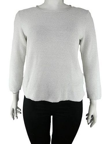 Pull manches longues---Blanc-46 - XL-Fminin - in extenso - Modalova