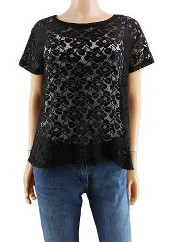 Top manches courtes ---Noir-34 - S-Fminin - h&m - Modalova