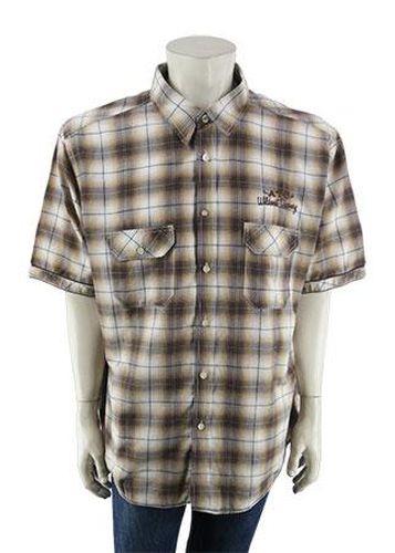 Chemise manches courtes---Beige-3XL-Masculin - armand thiery - Modalova