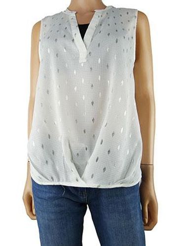 Blouse sans manches ---Blanc cass-38 - M-Fminin - cache cache - Modalova