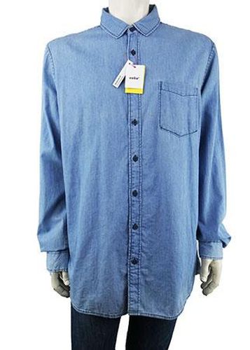 Chemise manches longues ---Bleu-XXL-Masculin - celio - Modalova