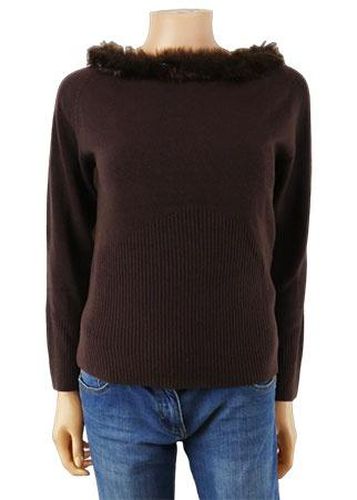 Pull fin---Marron-34 - S-Fminin - miss lucci - Modalova