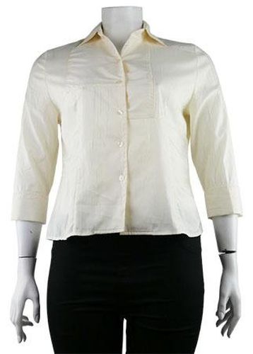 Chemise manches 3/4---Beige-52 - XXL-Fminin - christine laure - Modalova