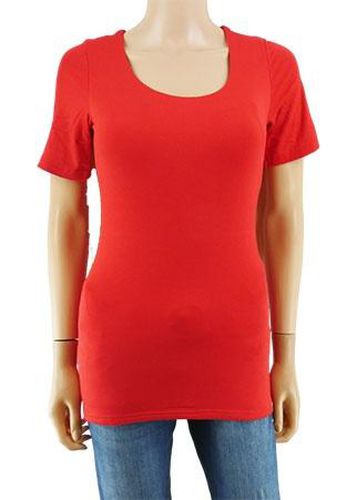 T-shirt manches courtes---Rouge-36 - S-Fminin - balsan - Modalova