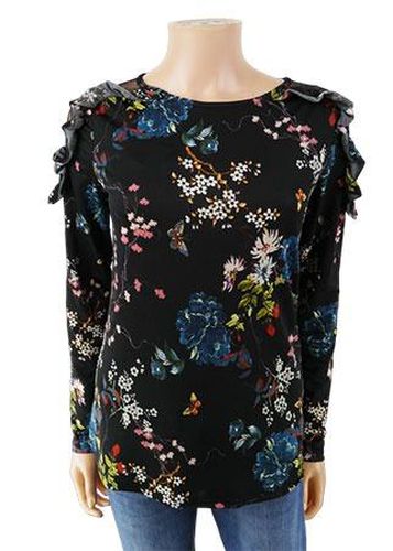 Blouse manches longues ---Noir-32 - XS-Fminin - lady blush - Modalova