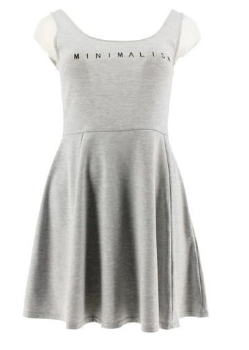 Robe sans manches---Gris-38 - M-Fminin - divided - Modalova