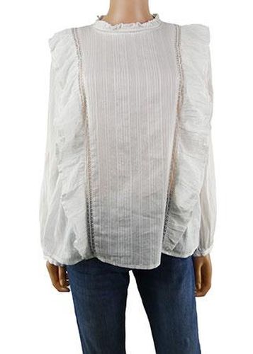 Blouse manches longues ---Blanc-42 - L-Fminin - gemo - Modalova