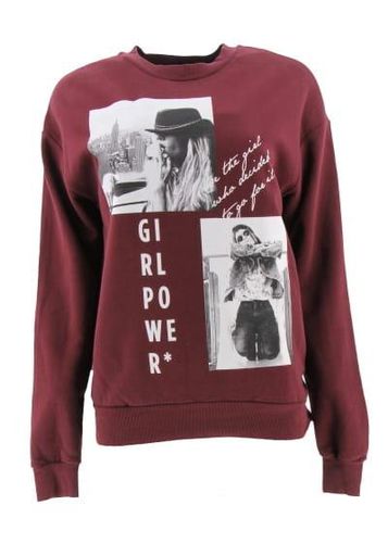 Sweat "Girl power"---Blanc-32 - XS-Fminin - tally weijl - Modalova