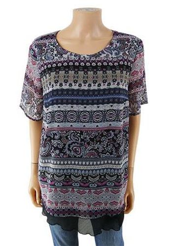 Blouse manches courtes---Multicolore-42 - L-Fminin - c&a - Modalova