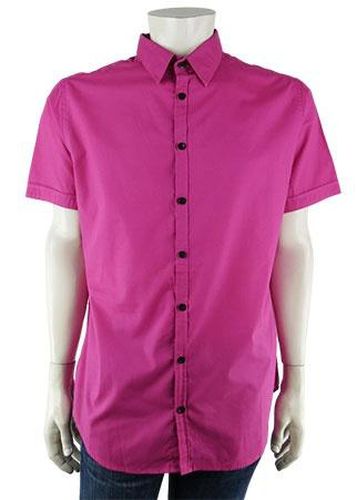 Chemise manches courtes---Rose-XL-Masculin - owk - Modalova