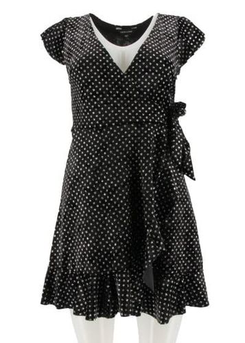 Robe manches courtes---Noir-34 - S-Fminin - new look - Modalova