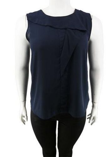 Top sans manches ---Bleu fonc-46 - XL-Fminin - esmara - Modalova