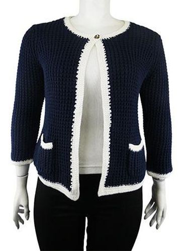 Gilet manches longues ---Bleu fonc-50 - XXL-Fminin - antonelle - Modalova