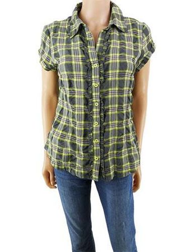 Chemise manches courtes---Vert-34 - S-Fminin - comme une femme - Modalova