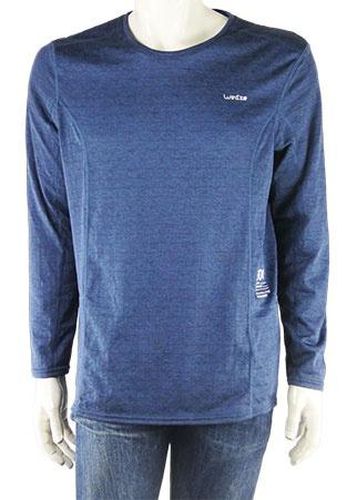 T-shirt de sport manches longues---Bleu fonc-XL-Masculin - decathlon - Modalova