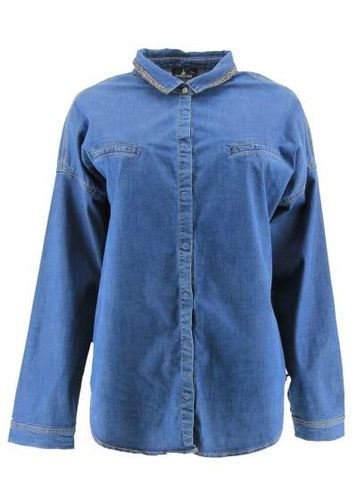 Chemise ---Bleu fonc-44 - L-Fminin - one step - Modalova