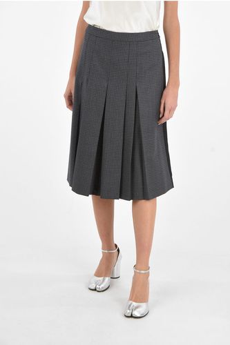 MM1 Wool Pleated Skirt-Trousers with Silk Back Part size 42 - Maison Margiela - Modalova