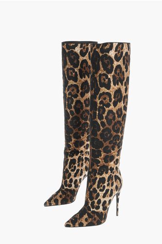 Animal Patterned CARDINALE Over the Knee Boots 11cm size 36 - Dolce & Gabbana - Modalova
